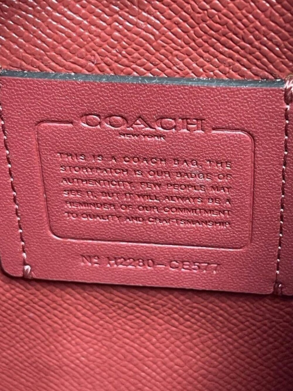 Coach Mollie Bucket Bag Jumbo Floral Print Dark Magenta Leather - Picture 4 of 8